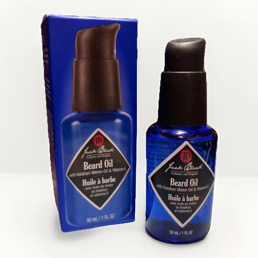 Jack Black‎ Beard Wash 6oz and Beard Oil 1oz Set Mens Grooming Bundle NEW